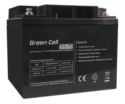 Akumulator AGM Green Cell Akumulator AGM VRLA  12V 40Ah